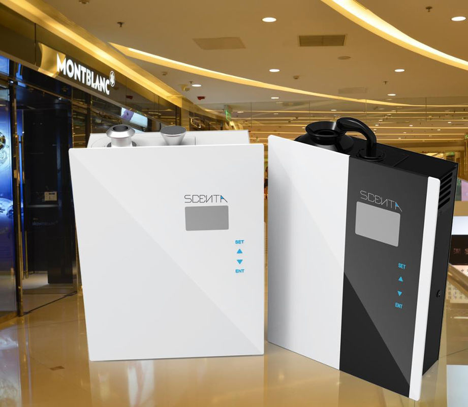Wall Mounted 1000ML Scent Marketing Machine , HVAC Fragrance Spray Machine
